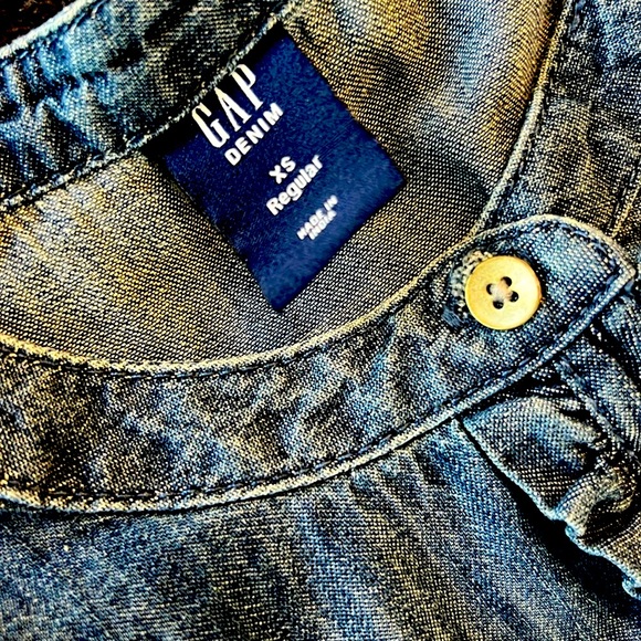 GAP Long Sleeve Denim Dress - Picture 4 of 5